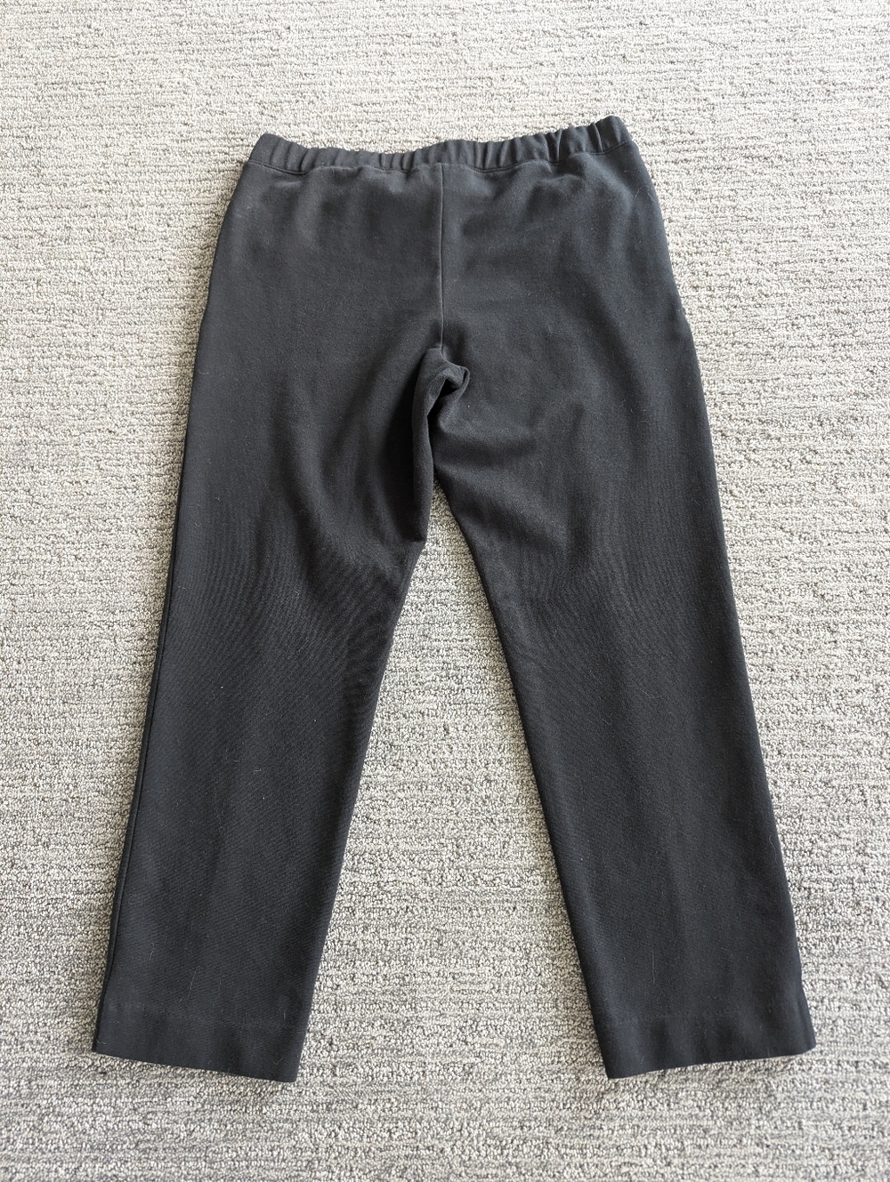 J. Crew Pintuck Sweatpants Black Pull On Pants Pockets - Picture 4 of 10